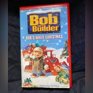 Bob the Builder Bobs White Christmas VHS Tape kids movie 2001 Nick Jr.